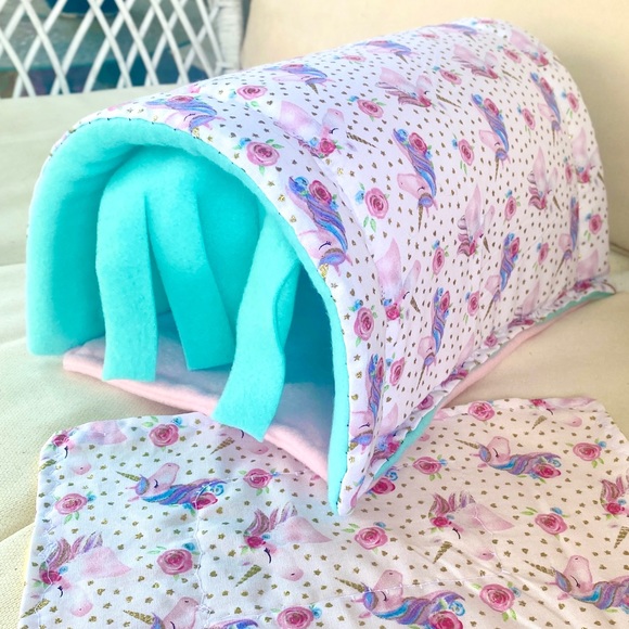 handmade Other - Small pet guinea pig rat hedgehog cozy hide bed